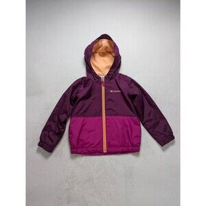 Columbia Toddler Girls Glennaker Fleece-Lined Windbreaker Jacket - Purple - 3T